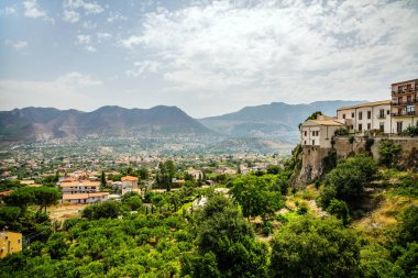 Güzel güneşli Palermo, Sicilya, İtalya