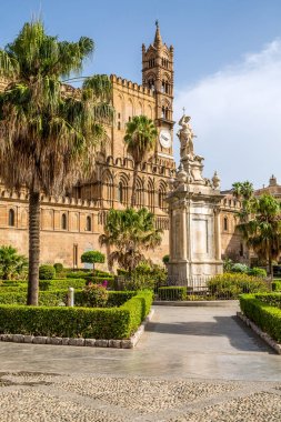 Güzel güneşli Palermo, Sicilya, İtalya