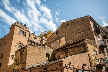 Güzel güneşli Palermo, Sicilya, İtalya