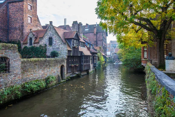 Brugge Belgio Novembre 2017 Brugge Città Storica Medievale Strade Brugge — Foto Stock