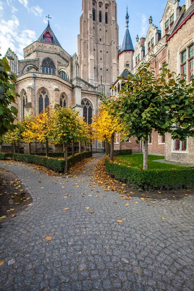 Brugge Belgio Novembre 2017 Brugge Città Storica Medievale Strade Brugge — Foto Stock