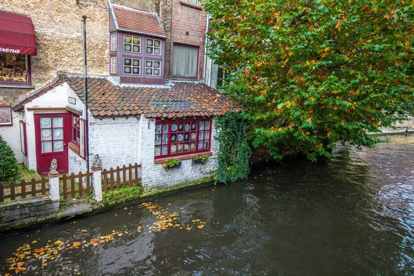 Brugge Belgio Novembre 2017 Brugge Città Storica Medievale Strade Brugge — Foto Stock