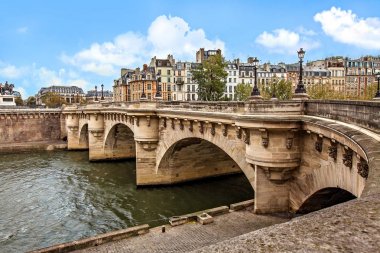 Pont neuf, Ile de la Cite, Paris Fransa