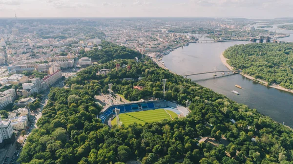 Стадион Имени Лобановского Июля 2017 Года Киев Украина Вид Воздуха — стоковое фото