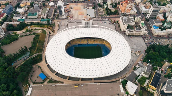 Ukrajina Kyjev Června 2017 Olympijský Stadion Kyjevě Letecký Pohled Nsc — Stock fotografie