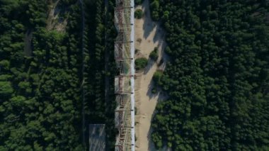 Çernobil-2 yakınlarındaki Duga radar istasyonunun hava görüntüsü.