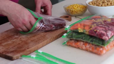 Paket yemek ve sonrası için dondurma