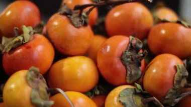 Diospyros kaki. Japonca Trabzon hurması, oryantal Trabzon hurması, kaki Trabzon hurması