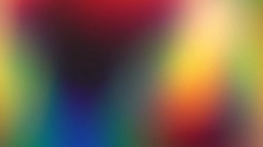 Bulanık neon gökkuşağı soyut gradyan arkaplan. Mor, mor, mavi, yeşil, sarı, turuncu, kırmızı renkler. Parlak renkli bir bulut. Dinamik renkli parlak. Hipnotik hareket