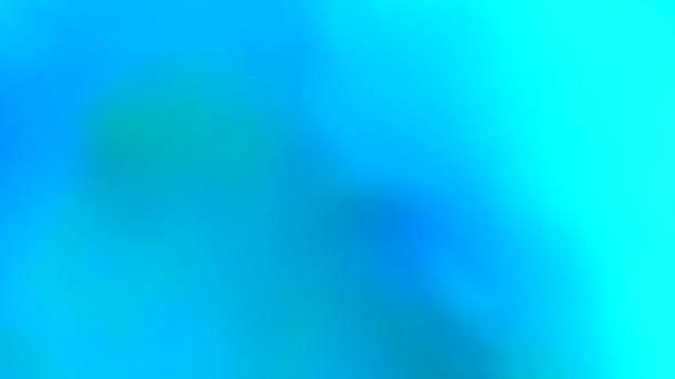 蓝色和绿色的背景模糊不清 光表演 五彩缤纷的动态 — 图库视频影像