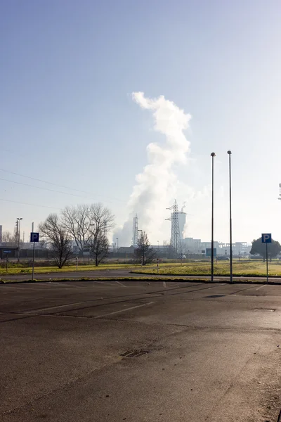 Industria dell'inquinamento Vista — Foto Stock