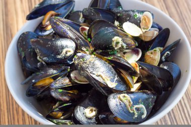 Biberli midye görünümü