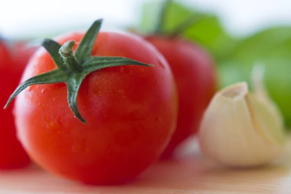 Bruschetta closeup view — Stock Photo, Image