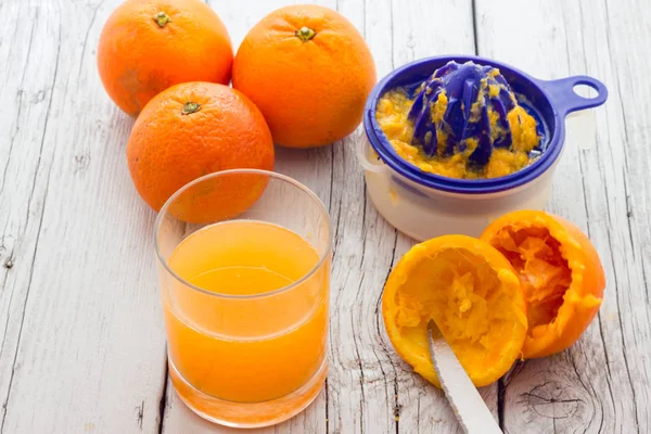 Jus d'orange weergave — Stockfoto