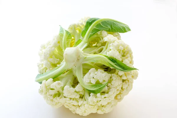 Raw cauliflower with white background — Stock Photo, Image