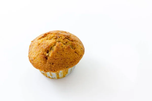 Muffins med vit bakgrund — Stockfoto