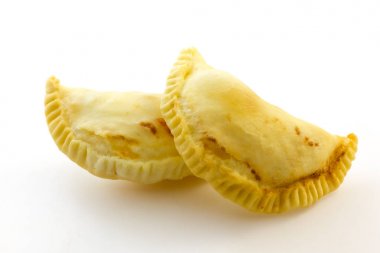 Puglia panzerotti domates ve mozzarella peyniri ile doldurulmuş
