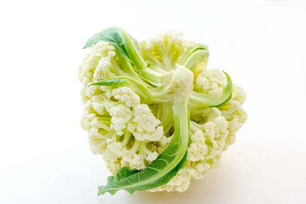 Raw cauliflower with white background — Stock Photo, Image