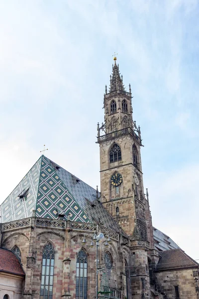 Gothic cathedral of Bolzano Italy — Stock Photo, Image