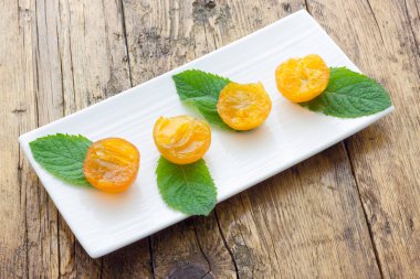 Mandalina şekerlenmiş clementines
