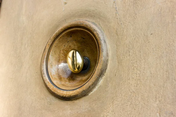 Ancient "Tiro" Bolognese door bell — Stock Photo, Image