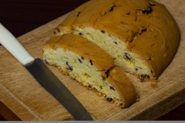 Çörek çikolata gevreği ile