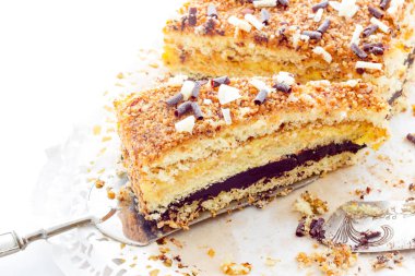 Fındık kremalı pasta