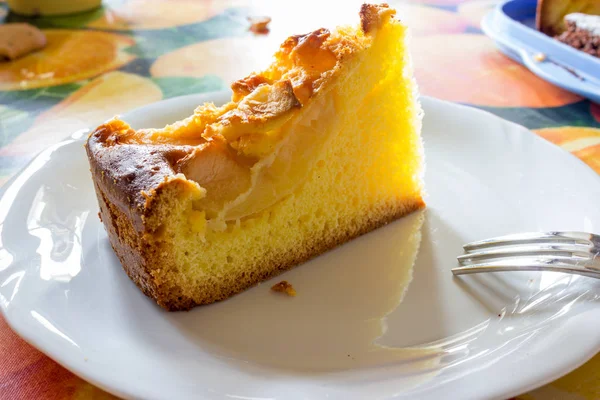 Apfelkuchen-Ansicht — Stockfoto