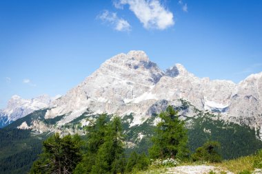 Dağ yollar üç tepeler Lavaredo