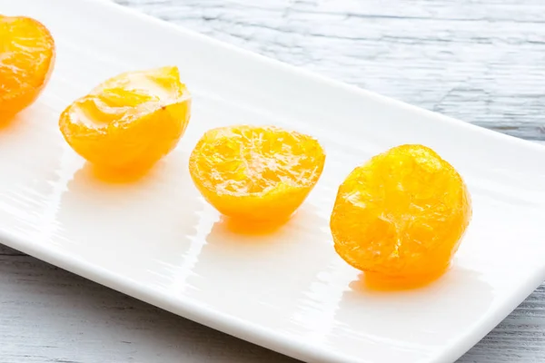 Mandarin candied clementines — Stock Photo, Image