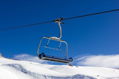 Kayak chairlifts görünümü