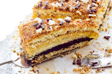 Fındık kremalı pasta