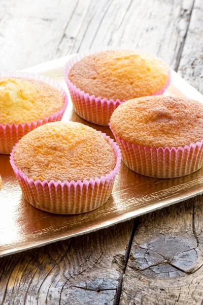 Sweet donuts with icing sugar — Stock Photo, Image