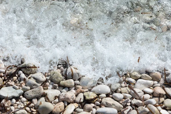 Costa com pedras — Fotografia de Stock