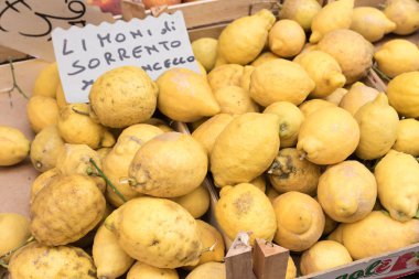Limoni di Sorrento Napoli İtalya