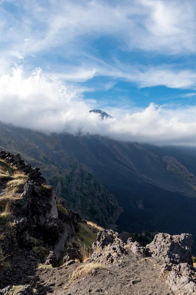 Etna manzarası Catania Sicilya İtalya — Stok fotoğraf