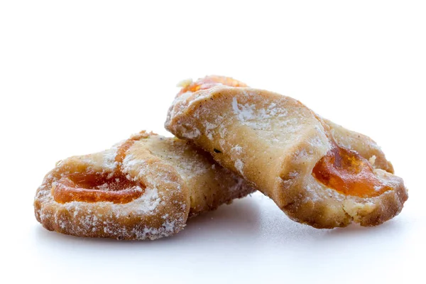 Koekjes gevuld met jam — Stockfoto