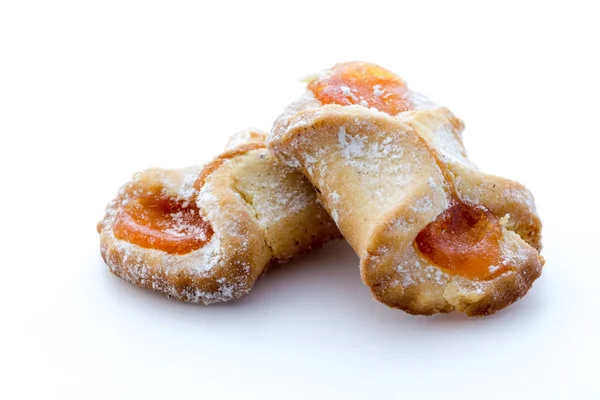 Koekjes gevuld met jam — Stockfoto