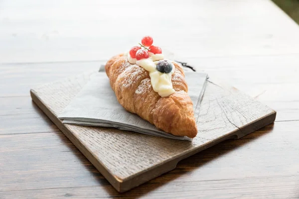 Tasty pastry for breakfast — Stock Photo, Image