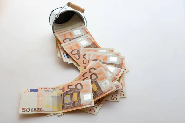 Stapel biljetten van 50 Euro — Stockfoto