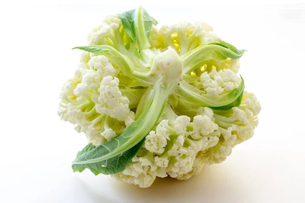 Raw cauliflower with white background — Stock Photo, Image