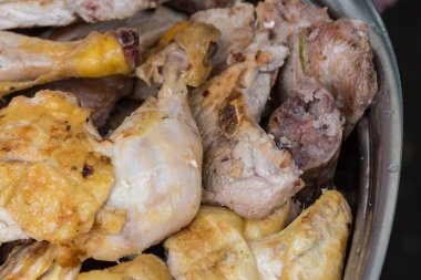 Pişmiş lezzetli karışık ızgara et