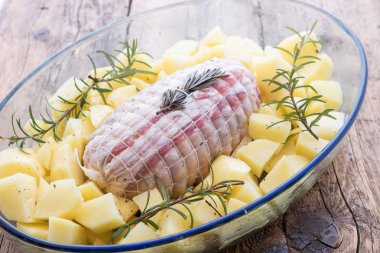 Kızarmış patates ile pişirmek