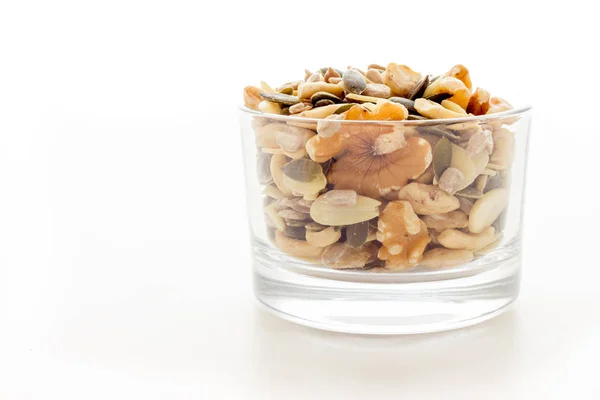 Pumpkin sunflower seeds cashews — Stock Photo, Image