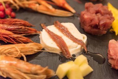 lezzetli çiğ balık portre