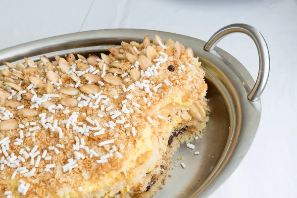 Primo Piano Della Colomba Pasqua Fatta Casa — Foto Stock