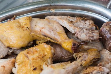 Pişmiş lezzetli karışık ızgara et