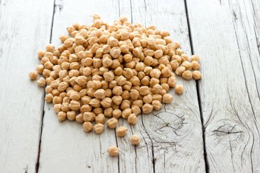 Organik nohut closeup görünümü