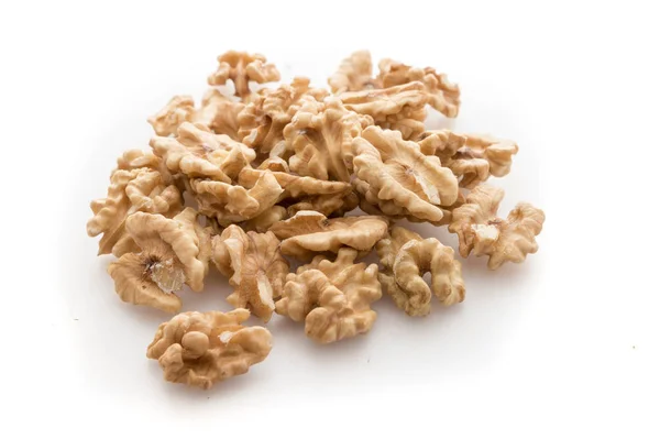 Pile of shells walnuts — Stock Photo, Image