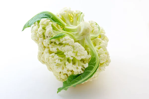 Raw cauliflower with white background — Stock Photo, Image